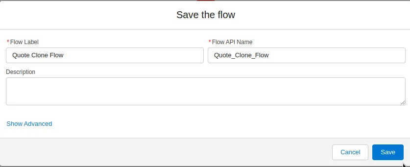 FLow Name